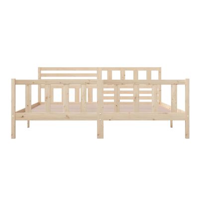 vidaXL Cadru de pat, 200x200 cm, lemn masiv