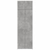 vidaXL Dulap de depozitare, gri beton, 70x42,5x225 cm, lemn prelucrat