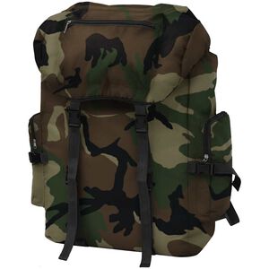 vidaXL Rucsac &icirc;n stil militar, XXL, 65 L, camuflaj