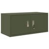 vidaXL Dulap de depozitare Verde măsliniu 90 x 40 x 40 cm Oțel