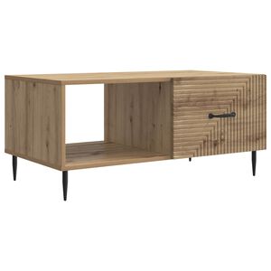 vidaXL Masă de cafea Stejar Artizanal 90 x 50 x 40 cm Lemn prelucrat