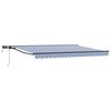 vidaXL Cadru manual de marchiză cu LED-uri 4,5 &times; 3,5 m
