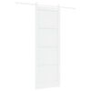 vidaXL Ușă glisantă Alb 83 x 232 cm Lemn masiv de pin