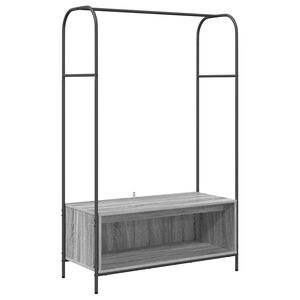 vidaXL Suport pentru H&acirc;rtie Gri 100 x 44 x 160 cm Lemn prelucrat