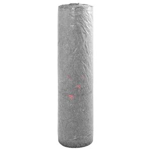 vidaXL Fleece pentru iaz 1 x 10 m Poliester și Bumbac Gri