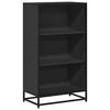 vidaXL Dulap cu cărți negru 60x35x107,5 cm lemn prelucrat