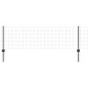 vidaXL Gard European cu St&acirc;lp 10 x 0,6 m Oțel cu strat de PVC Gri