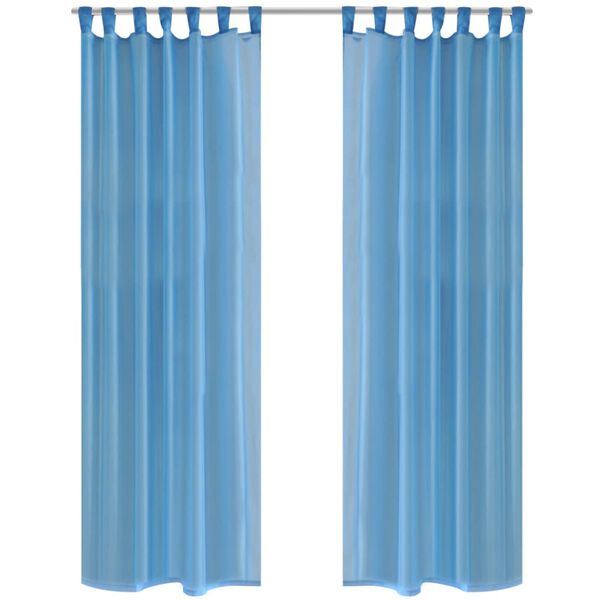 Perdea transparentă, 2 buc., 140 x 245 cm, tucoaz