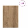 vidaXL Panouri de decor 12 pcs stejar artizanal 21 x 30 x 0.3 cm