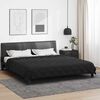 vidaXL Duvet complet pe tot parcursul anului Negru 220 x 240 cm