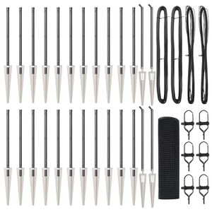 vidaXL St&acirc;lp de gard. Gri