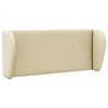 vidaXL Ureche pentru Tăblie Crem 40 x 23 x 6 cm PVC