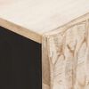 vidaXL Dulap de noapte Alb 50 x 33 x 60 cm Lemn de mango solid