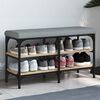 vidaXL Bancă pentru pantofi stejar sonoma 82x32x47 cm lemn prelucrat