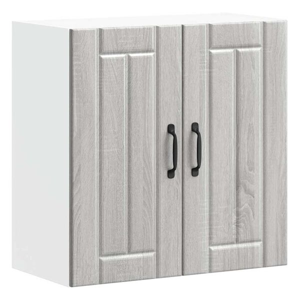 vidaXL Dulap de bucatarie "Lucca" din lemn prelucrat Sonoma gri