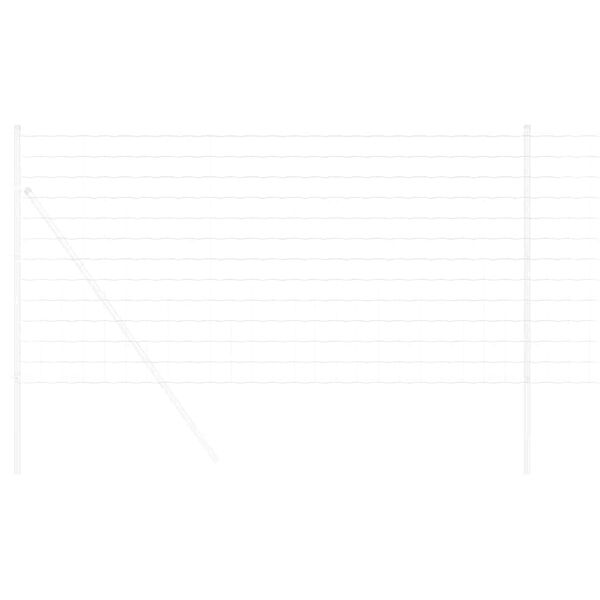 vidaXL Gard Euro Argintiu 1.4 x 10 m Metal zincat prin imersie la cald