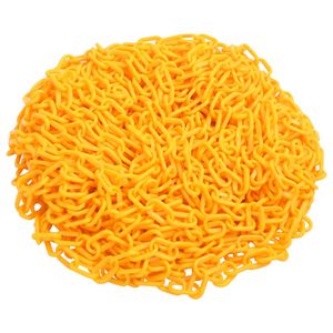 vidaXL Lanț de avertizare, galben, 100 m, &Oslash;6 mm, plastic