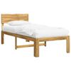 vidaXL Cadru de pat single cu tablie ROSTOCK Alb 100 x 200 cm