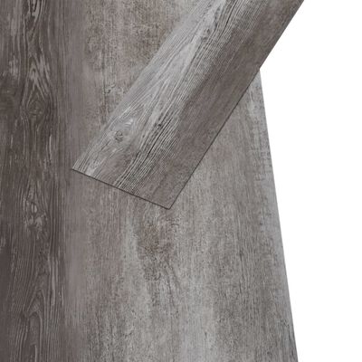 vidaXL Plăci de pardoseală, lemn cu dungi, 5,26 m², 2 mm, PVC