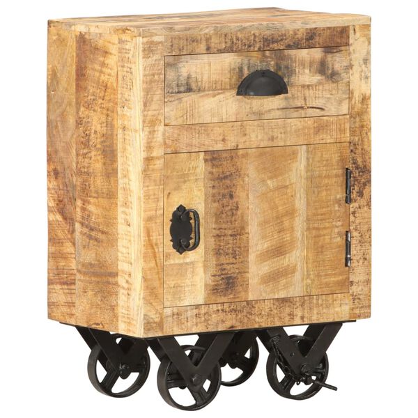 vidaXL Noptieră, 40 x 30 x 57 cm, lemn masiv de mango