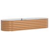 vidaXL Pat ridicat Maro 240 x 80 x 44 cm Oțel