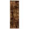 vidaXL Suport de plante, stejar fumuriu, 33x33x100 cm, lemn prelucrat