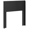 vidaXL Tăblie cap Negru Lemn prelucrat