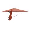 vidaXL Parasol de Grădină Terracota 248,5 x 247,5 x 160 cm