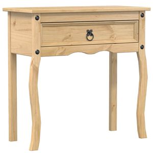 vidaXL Măsuță consolă Corona, 73x35x73 cm, lemn masiv de pin