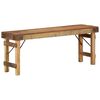 vidaXL bancă natural 110 x 35 x 46 cm Lemn Vechi Recuperat