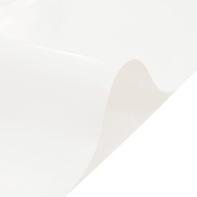 vidaXL Prelată, alb, 5x5 m, 650 g/m²