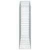 vidaXL Coș gabion arcuit, 200x50x180/200 cm, fier galvanizat
