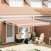 vidaXL Cortina Retractabilă Multicolour 400 &times; 300 cm Poliester
