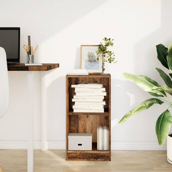 vidaXL Bibliotecă, lemn vechi, 40x24x76 cm, lemn prelucrat