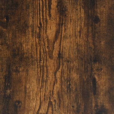 vidaXL Dulap de chiuvetă, stejar afumat, 80x33x60 cm, lemn prelucrat