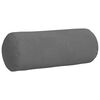 vidaXL Perne Bolster 2 pcs Gri &icirc;nchis &Oslash; 15 x 40 cm