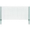 vidaXL Gard Euro, verde, 20 x 1,5 m, oțel