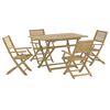 vidaXL Set mobilier de grădină, 5 piese, lemn masiv de acacia