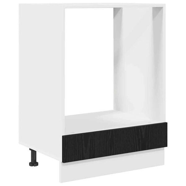 vidaXL Dulap suspendat Stejar Negru 60 x 46 x 81,5 cm Lemn compozit