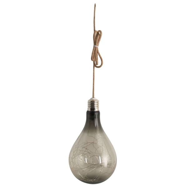 Luxform Lighting Lampă baterie LED pară fumurie fir PS160 transparent