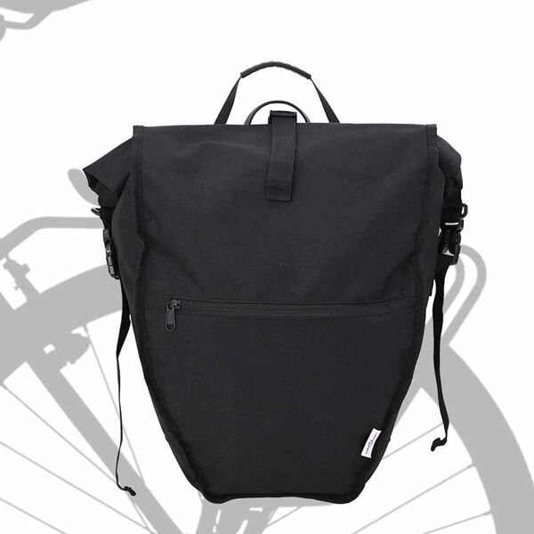 vidaXL Geantă de bicicletă Negru 32.5 x 17 x 57 cm Poliester