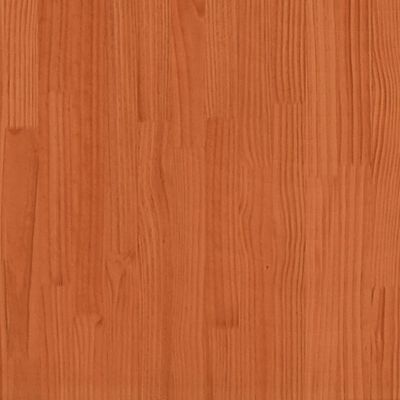 vidaXL Pat din paleți, maro ceruit, 90x200 cm, lemn masiv de pin