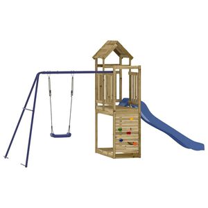 vidaXL Set de joacă pentru exterior, lemn de pin impregnat