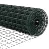 vidaXL Gard Euro Verde 0.8 x 10 m Fier acoperit cu PVC
