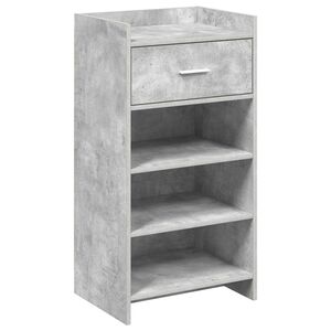 vidaXL Dulap pentru pantofi Gri Beton 48 x 36 x 92 cm Lemn prelucrat