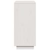 vidaXL Servantă albă 60x34x75 cm din lemn masiv de pin
