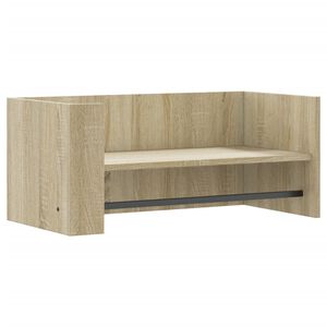 vidaXL Raft de perete, stejar sonoma, 70,5x35x30,5 cm, lemn prelucrat