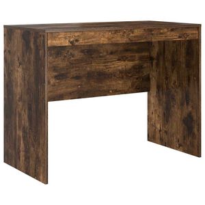 vidaXL Birou Stejar fumuriu 100 x 50 x 76 cm