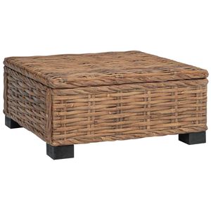 vidaXL Masă de cafea GENDT Ratan Natural natural 67 x 60 x 30 cm