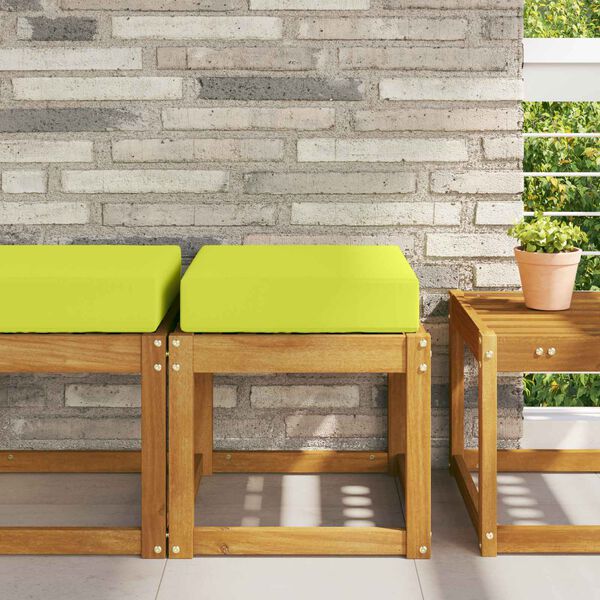 vidaXL Perna de Șezut pentru Exterior Verde 40 x 40 x 8 cm